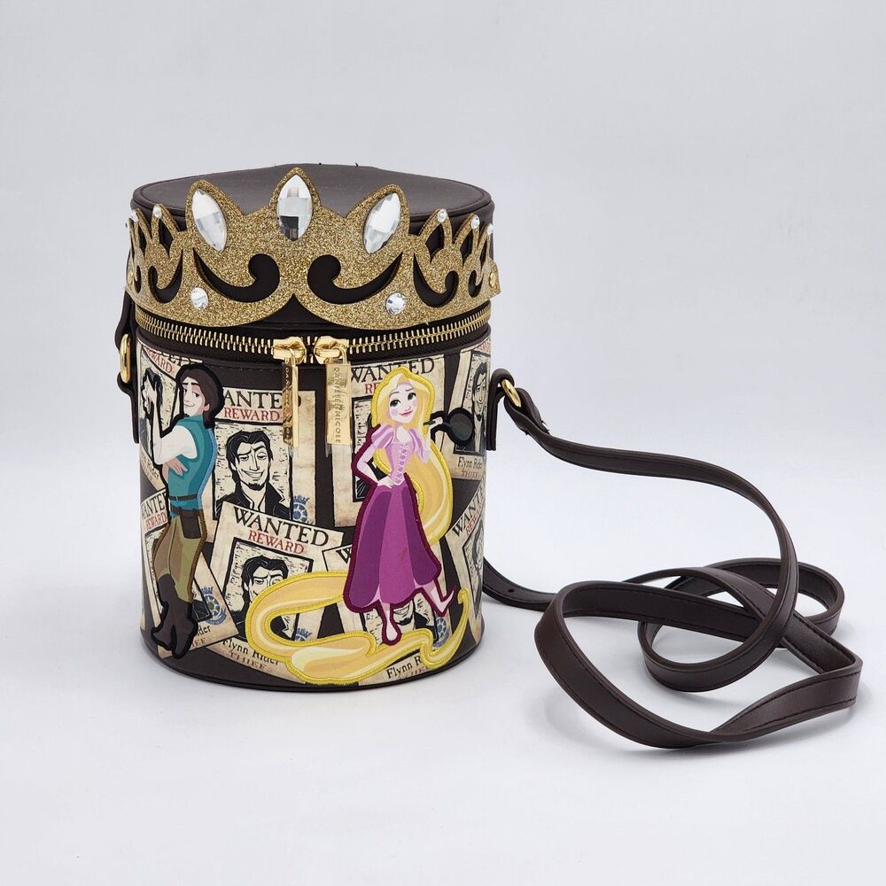 Danielle Nicole Disney Tangled Rapunzel Cylindrical Crossbody Bag